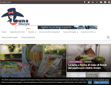 Tablet Screenshot of cucinaconluna.com